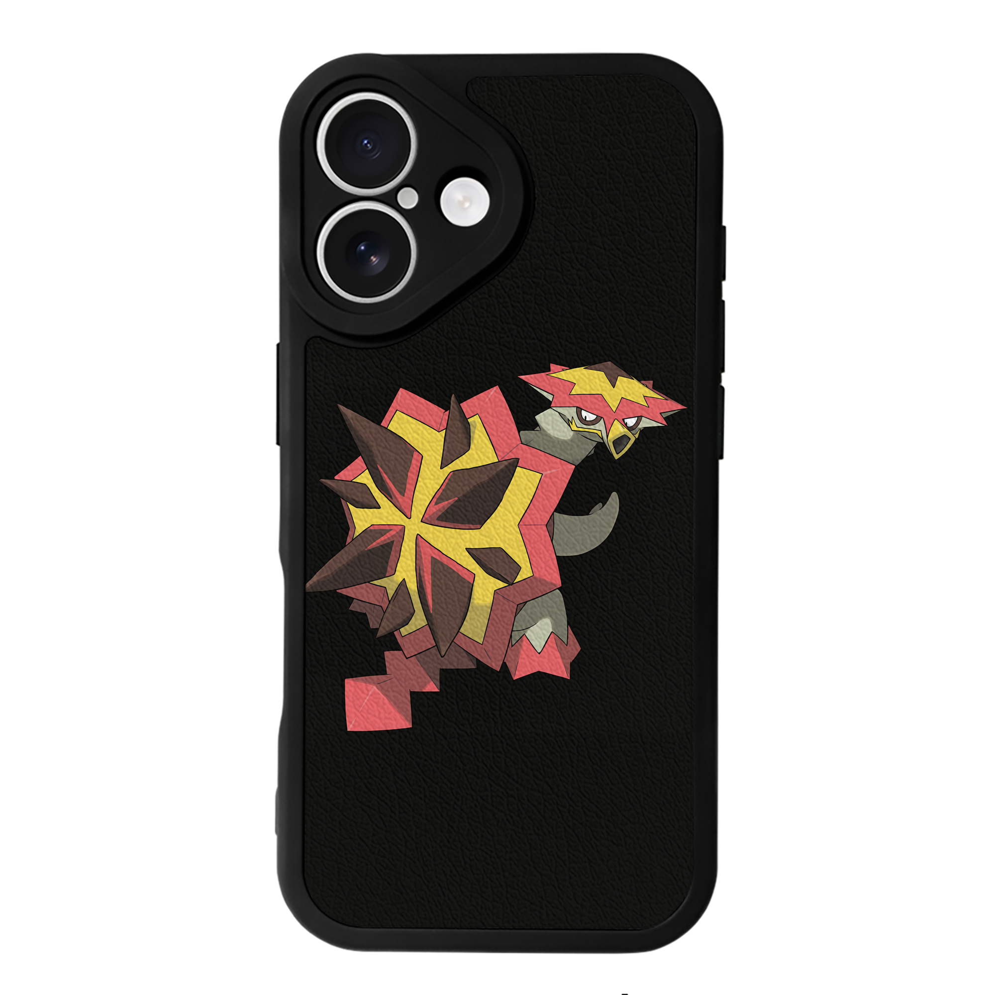（画像用） ポケットモンスター Pokémon 【iPhone 16シリーズ対応】シリコンスマホケース（レザー調） 材質：シリコン